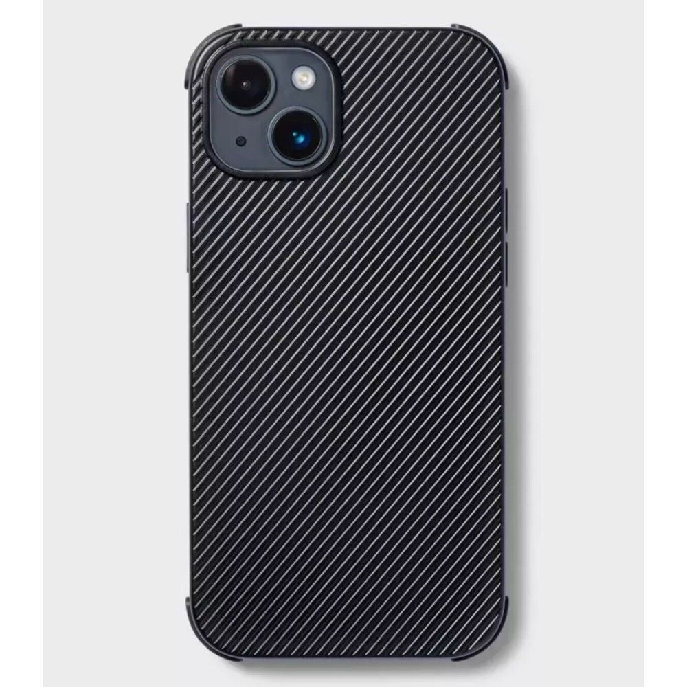 Apple iPhone 15 Plus/14 Plus Rugged Case w MagSafe -Heyday Black Drop Protection